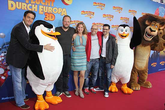 ..Bastian Pastewka, Smudo, Susanne Pätzold, Thomas D und Rick Kavanian (©Foto: Martin Schmitz)